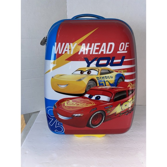 American Tourister Other - American Tourister Kids Disney Lighting McQueen Roll Aboard Hard Sided Suitcase